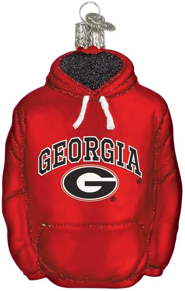 Old World Christmas 62303 Glass Blown Georgia Hoodie Ornament