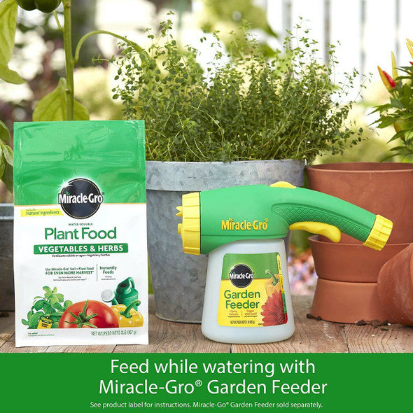 Miracle-Gro (#3003710) Water Soluble Plant Food Vegetables and Herbs, 2 lb.