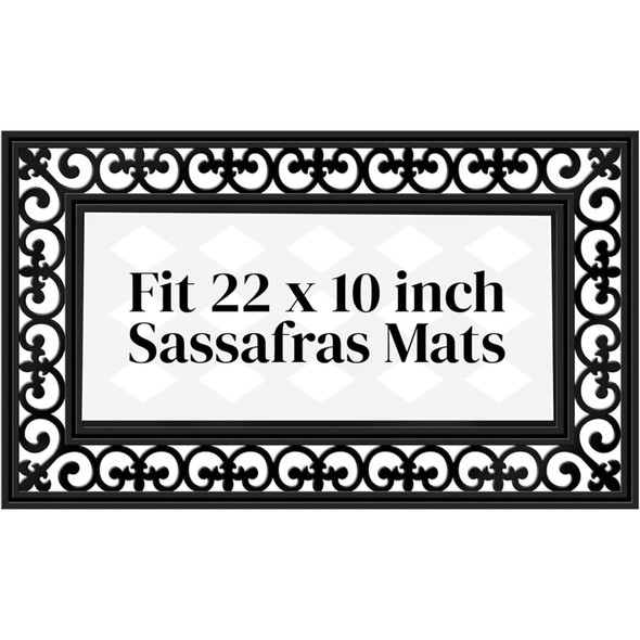 Evergreen Sassafras Non-Slip Switchmat Tray, Fleur De Lis Scroll