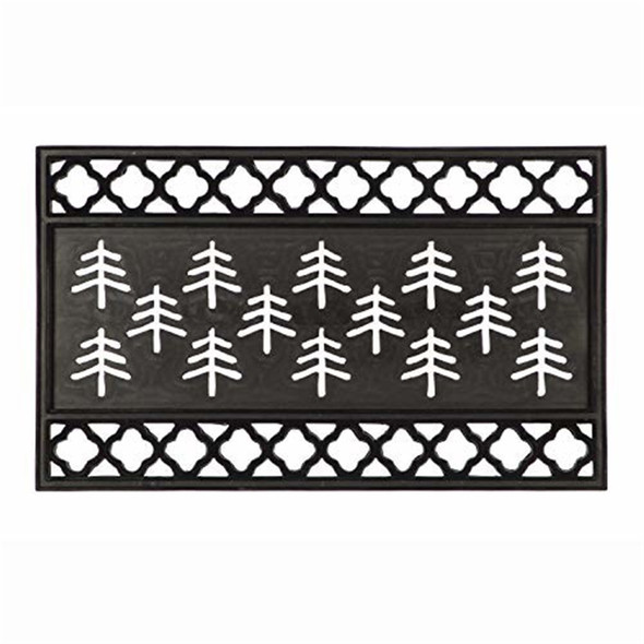 Evergreen Flag Flocked Quatrefoil Kensington Switch Mat Tray, 30 x 1 x 18"