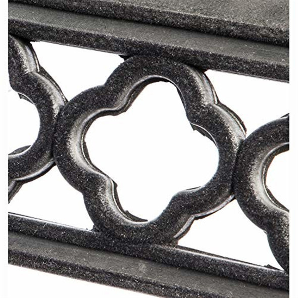 Evergreen Flag Flocked Quatrefoil Kensington Switch Mat Tray, 30 x 1 x 18"