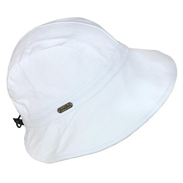 Sun N Sand Breezy Cotton Drawstring Sun Hat, 3.5" Brim