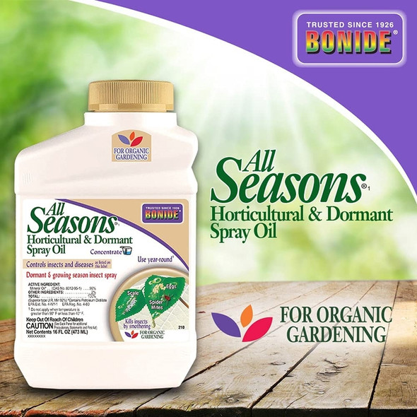 Bonide Products (BND210) Dormant Seasons 210 Horticultural Spray Oil Concentrate, 16 oz