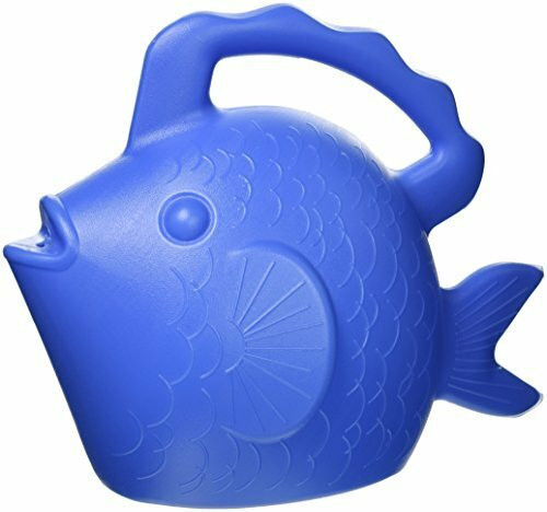 Novelty 30809 Plastic Fish Watering Can, Bright Blue, 1.5-Gallon