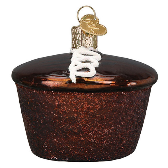 Old World Christmas Blown Glass Ornament for Christmas Tree, Hostess Cupcake