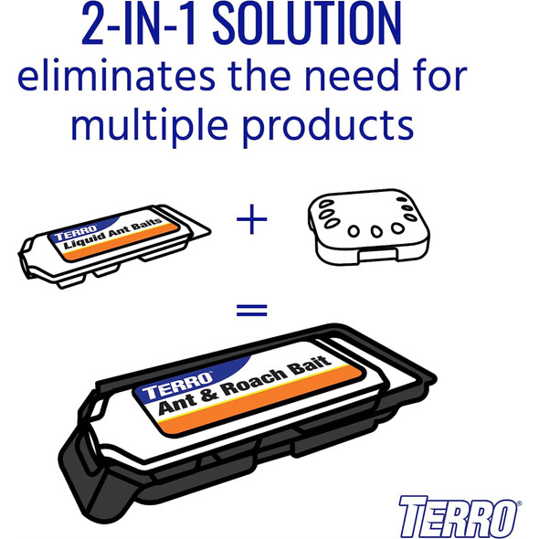 Terro Ant & Roach Killer Bait Stations, 2 Baits/Station, 4 Stations