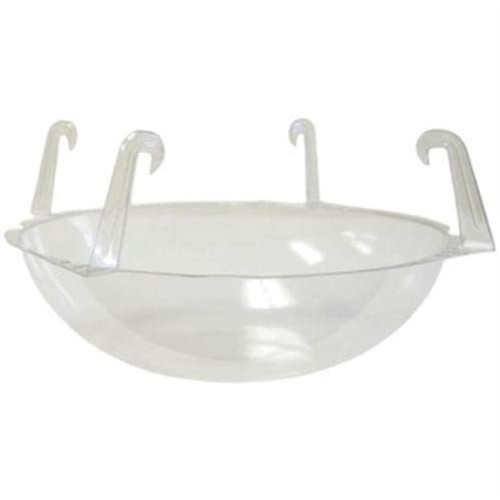 Curtis Wagner Plastics Hanging Basket Drip Pan for Wire Coco Baskets —  Fits 12" & 14"