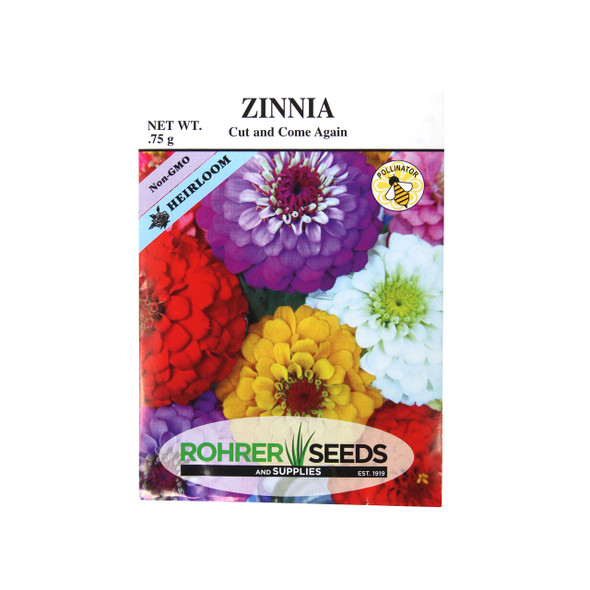 Rohrer Seeds Cut and Come Again Zinnia