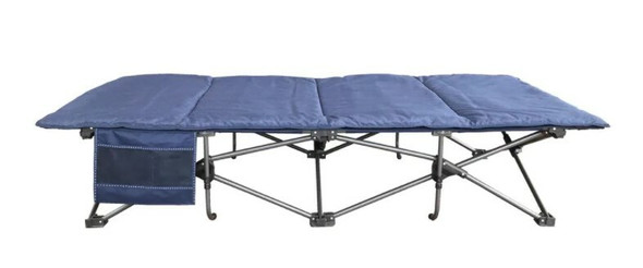 Zenithen Limited Blue Self Enclosing Portable Cot with Padding, Dark Blue, 78 Long
