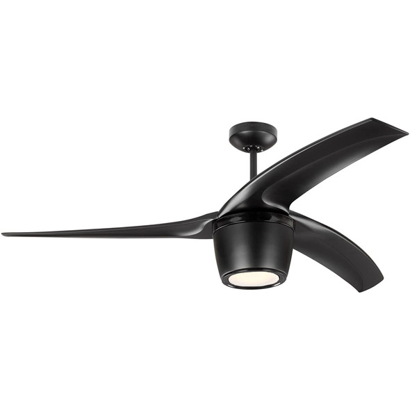 Monte Carlo Skylon Ceiling Fan, Outdoor Rated, Matte Black, 56"