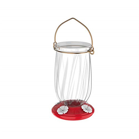Classic Brands Tulip Hummingbird Nectar Feeder with 4 Feeding Ports, 22oz Capacity