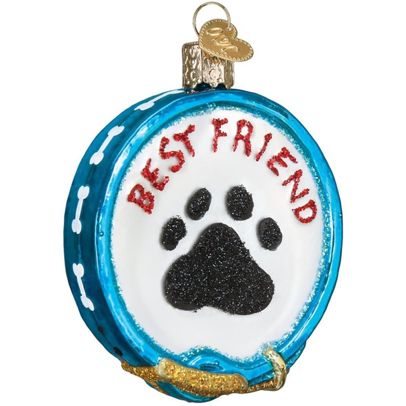 Old World Christmas Glass Blown Ornament for Christmas Tree, Dog Collar