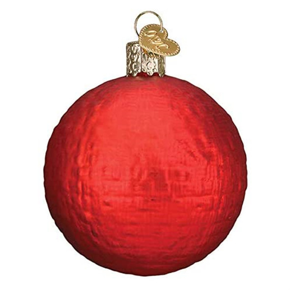 Old World Christmas Blown Glass Ornament for Christmas Tree, 4 Square Ball