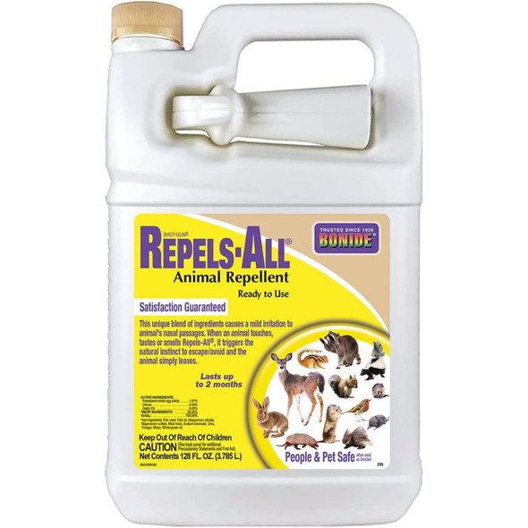 Bonide Repels-All Liquid Animal Repellent, Ready To Use. 1 Gallon