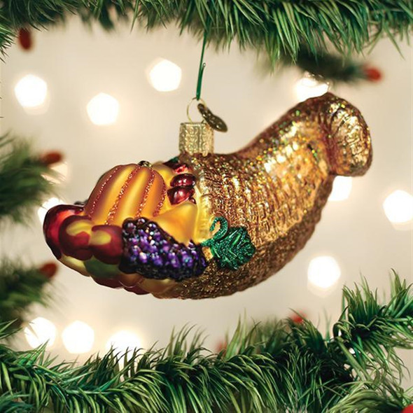 Old World Christmas Blown Glass Ornament for Christmas Tree, Cornucopia