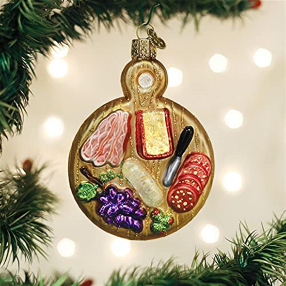 Old World Christmas Glass Blown Ornament for Christmas Tree, Charcuterie Board