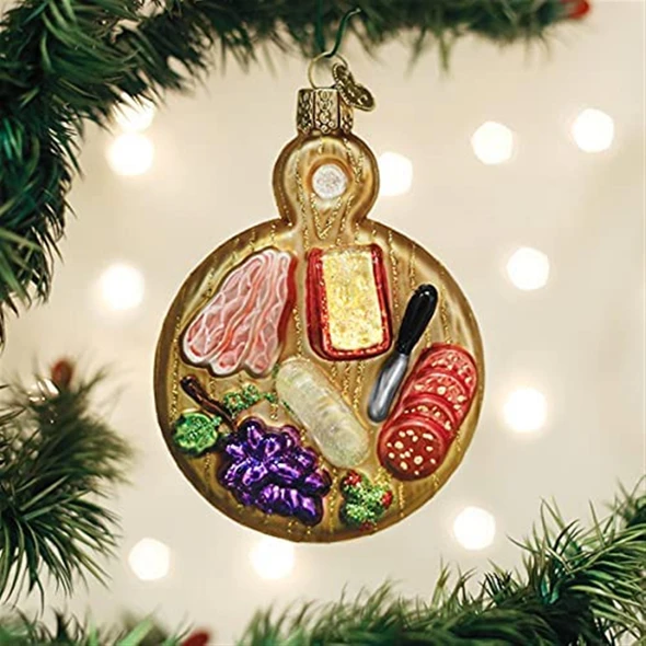 Old World Christmas Glass Blown Ornament for Tree, Charcuterie Board