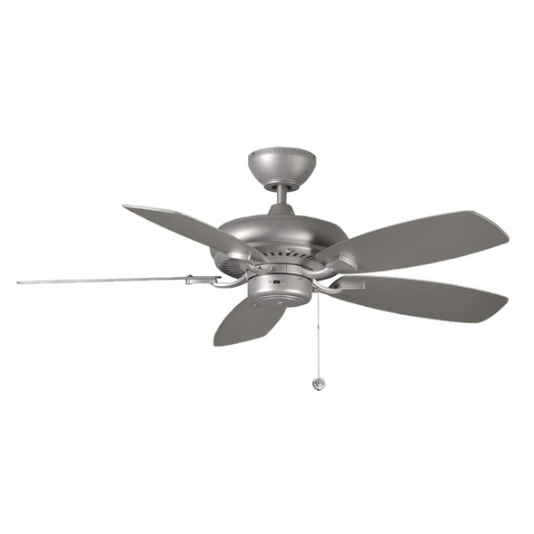 Monte Carlo Design Master II Ceiling Fan, ENERGY STAR, Reversible Blades, Brushed Pewter, 44"