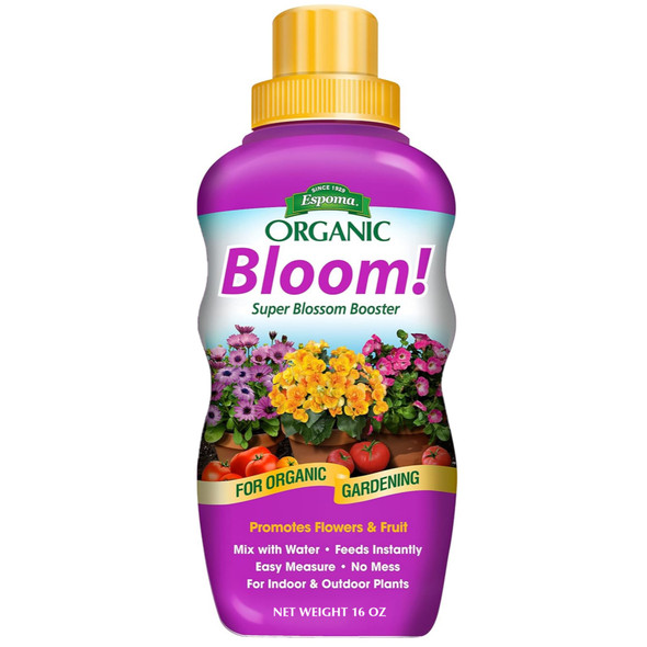 Espoma Organic Bloom! Super Blossom Booster Fertilizer Concentrate, 16 fl oz