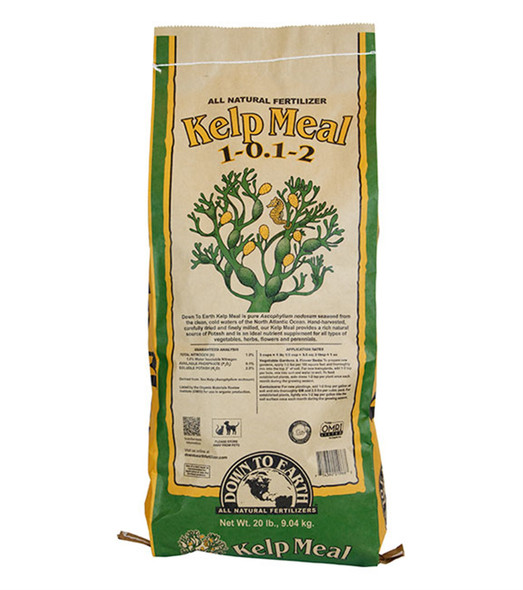 Down to Earth Organic Kelp Meal Fertilizer Mix 1-0.1-2, 20 lb