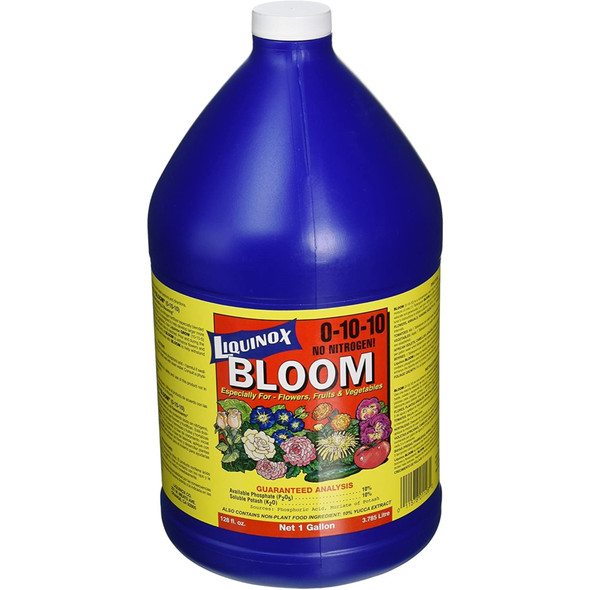 Liquinox 0-10-10 Flower Bloom Liquid Fertilizer, Concentrate, 1 Gallon