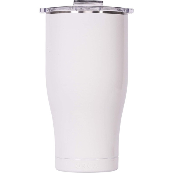 ORCA Chaser Cup Tumbler for Cold and Hot Drinks, Pearl,  27oz