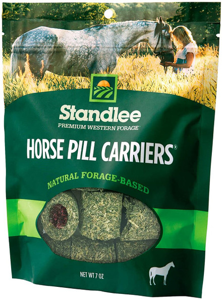 Standlee Premium Western Forage Alfalfa Pill Carriers for Horses, 7 Ounces