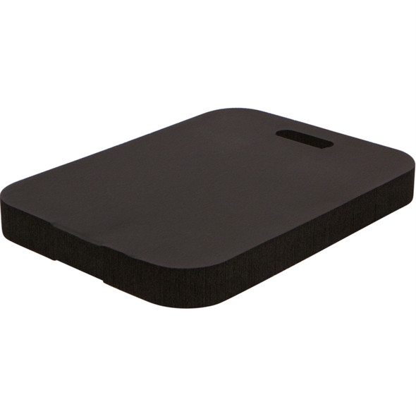 Earth Edge Large Rubber Kneeling Pad with Handle, Black, 15 x 20"