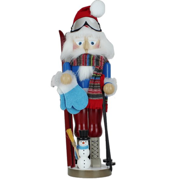 Steinbach North American Santa Series Nutcracker, Skier Santa, 18"