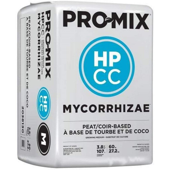 Premier PRO-MIX HPCC Mycorrhizae Peat Based Growing Mix, Compressed Bale 3.8 CF