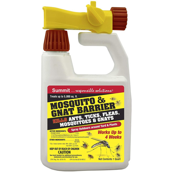 Summit Mosquito and Gnat Barrier RTU, Hose End Sprayer, 32 fl oz