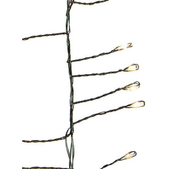 Kurt Adler Christmas Decoration, Twinkling Cluster Lights, 17.6ft