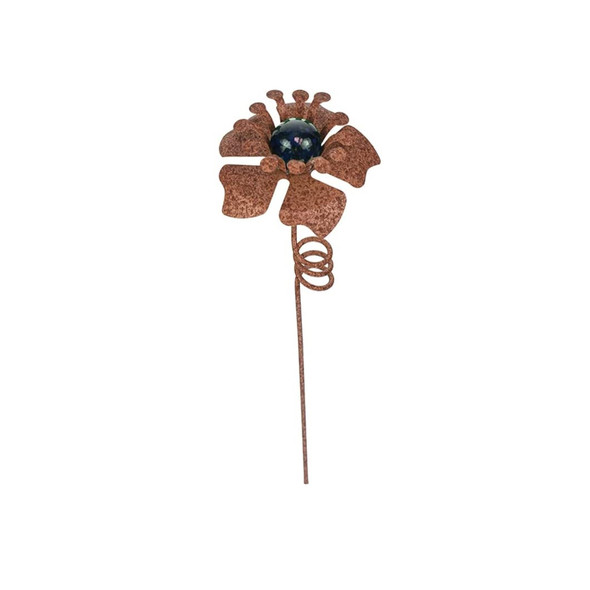 Echo Valley Rustic Glow-in-the-Dark Flower Pot Sticker – Garden Decor, Assorted, 9" (Pack of 1)