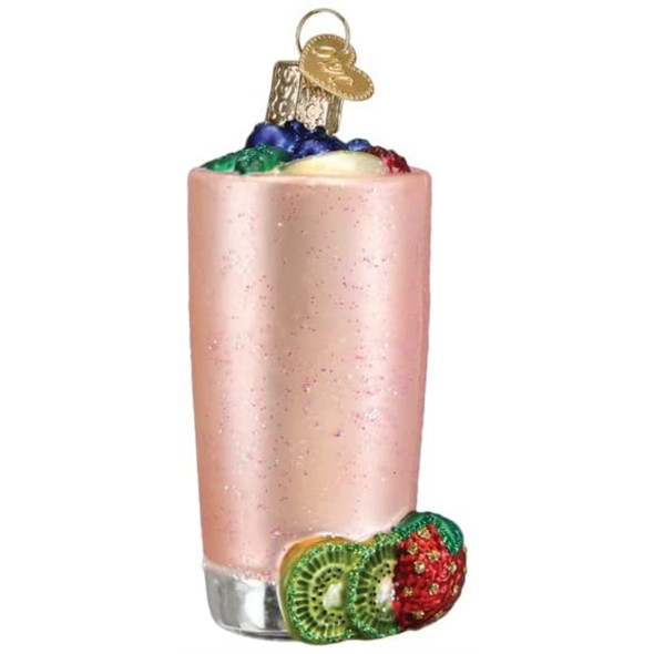 Old World Christmas Glass Blown Tree Ornament, Smoothie (With OWC Gift Box)