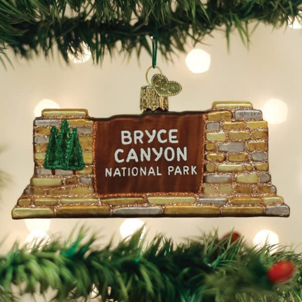 Old World Christmas Blown Glass Ornament for Christmas Tree, Bryce Cannon National Park