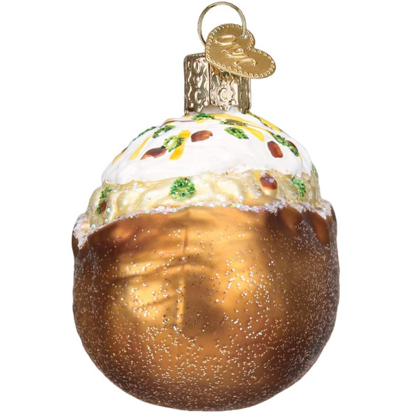 Old World Christmas Glass Blown Ornament, Baked Potato (With OWC Gift Box)