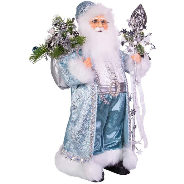 Kurt S. Adler Kringle Klaus Christmas Candy Cane and Tree Santa