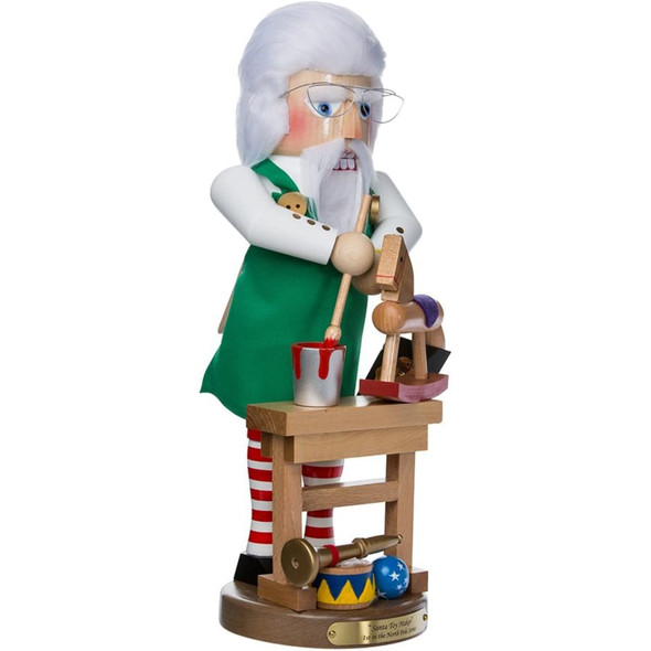 Kurt Adler North Pole Toymaker Santa Christmas Nutcracker, 17"