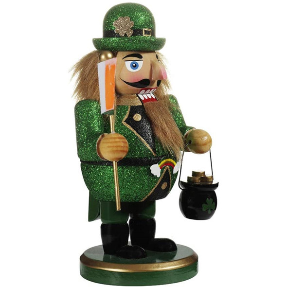 Kurt Adler Wooden Irish St. Patrick's Day Nutcracker, 8"