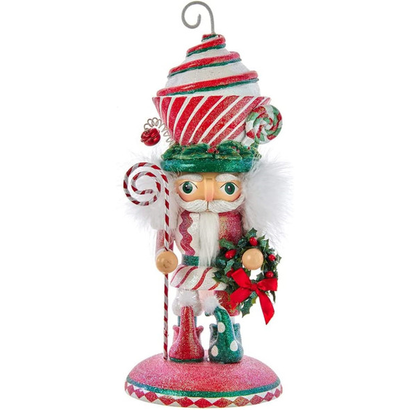 Kurt Adler Hollywood Cupcake Swirl Hat Nutcracker, 12" Kurt Adler Hollywood Cupcake Swirl Hat Nutcracker, 12"