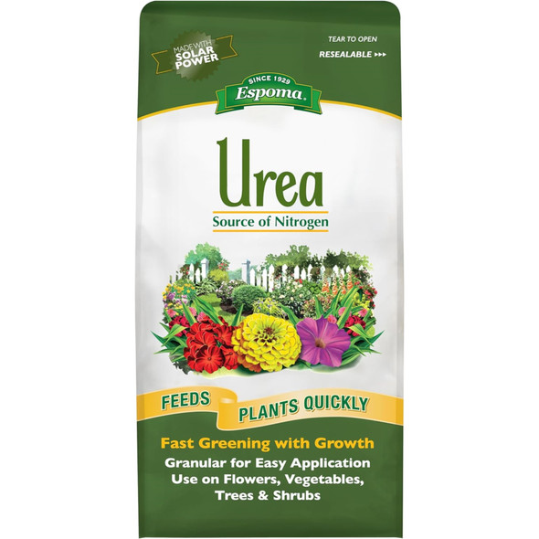 Espoma Urea 45-0-0 Plant Food, Granular Source of Nitrogen for Fast Growth, 4lbs