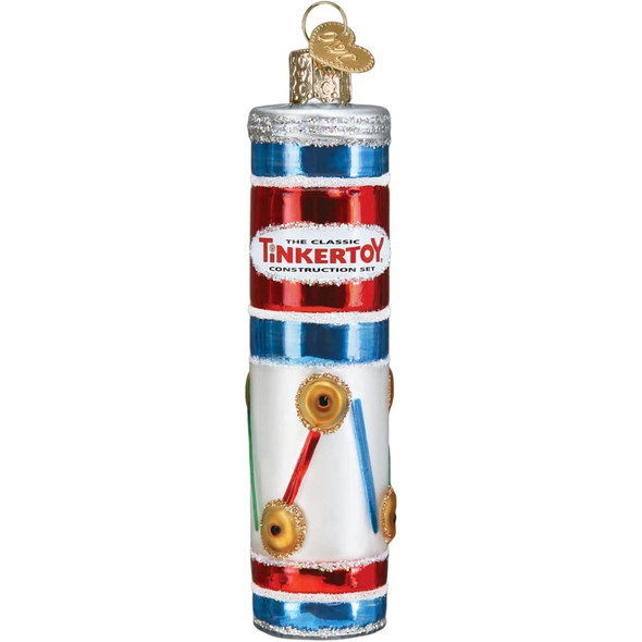 Old World Christmas Blown Glass Ornament for Christmas Tree, Tinkertoy