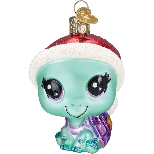 Old World Christmas Blown Glass Ornament for Christmas Tree, Littlest Pet Shop Bev