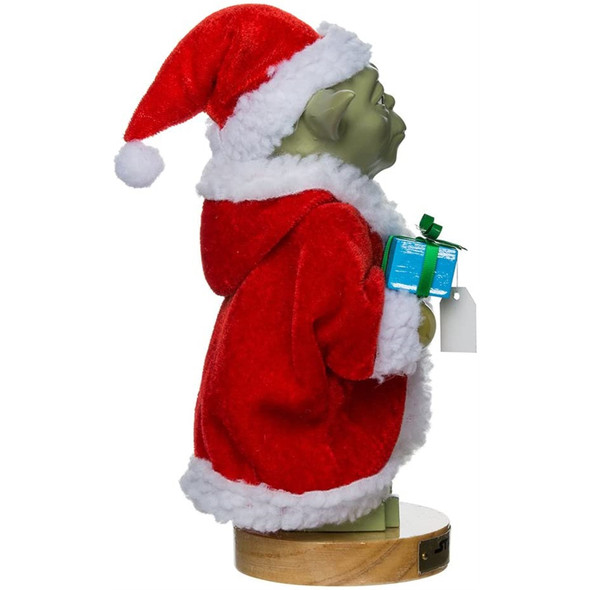 Kurt Adler Yoda in Santa Robe Nutcracker, 9-Inch