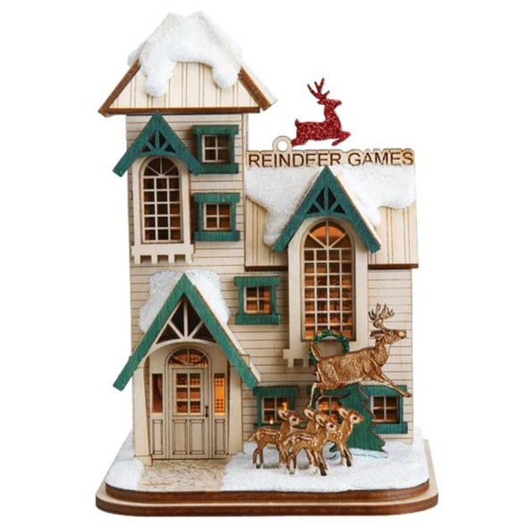 Old World Christmas Reindeer Games Ornament For Christmas Tree, Glass Blown