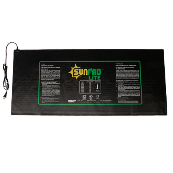 SUNPACK SunPad Lite 100W Seedling Heating Mat, Black, 48" x 20.75"