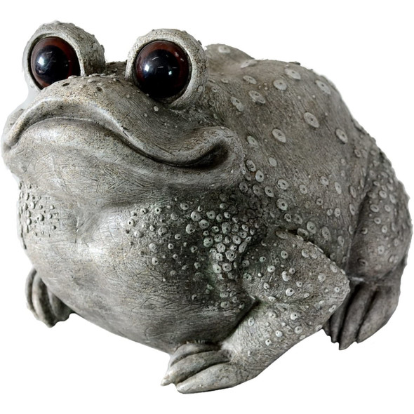 Michael Carr Designs Resin Figurine for Garden, Patio and Lawns, Kenzie Toad Statue, 7"