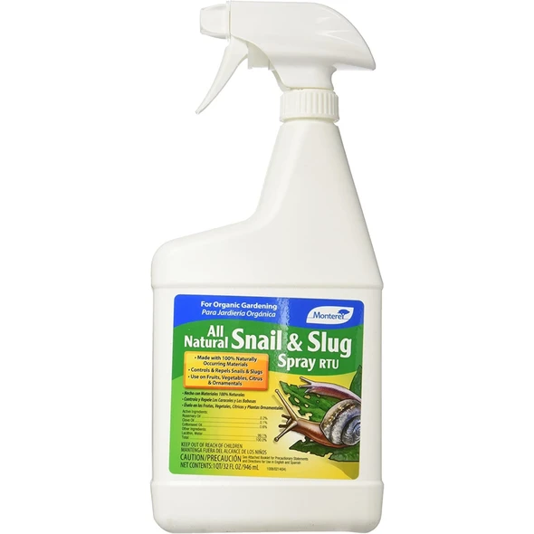 Monterey All-Natural Snail & Slug Repellent Ready to Use Spray, 32fl oz