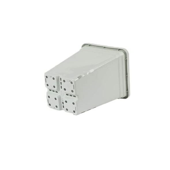 SUNPACK Durable Tall Plastic Nursery Pot, White, 9" (Pack of 1)