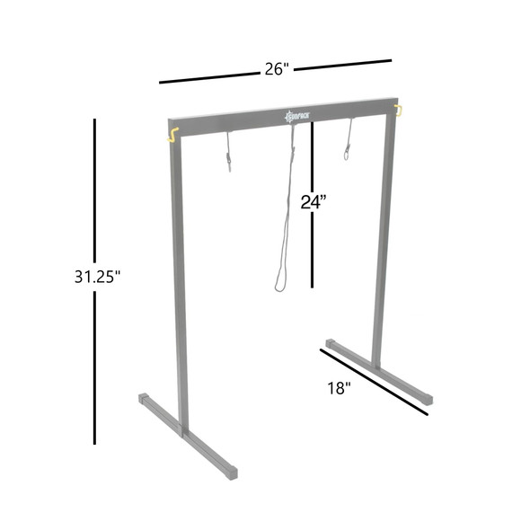 SUNPACK Metal Grow Light Stand, Black, 26in